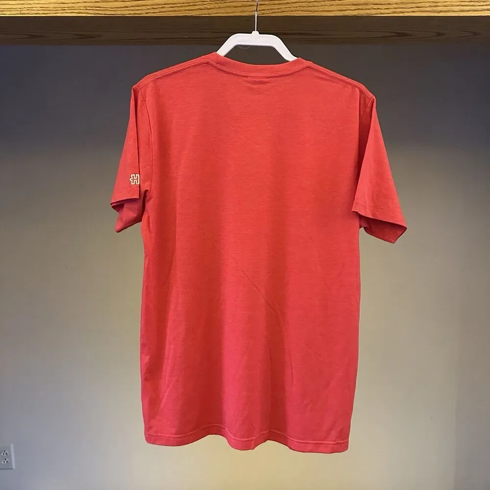 Homage Kansas City Chiefs Red Throwback Helmet Short Sleeve Shirt Mens Large NWT - Picture 14 of 16